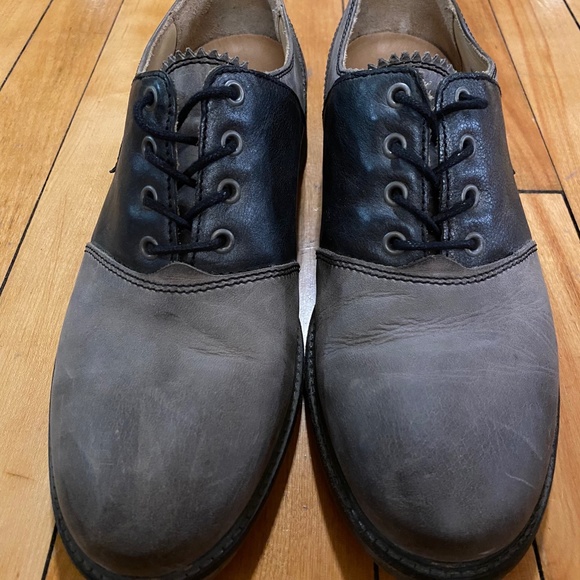 John Fluevog – Cagney Contrast Lace-up Derby Men’s size 8 Color Silver main image 7